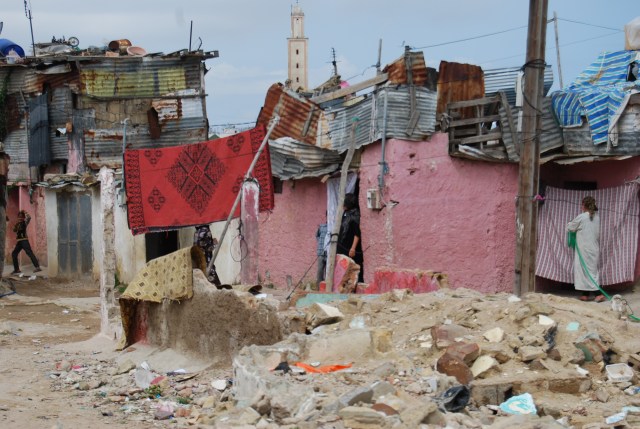 Bidonvilles à Casablanca