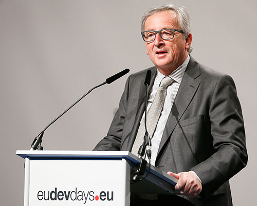 03 June 2015 - Belgium - Brussels - European Development Days - EDD - Opening Ceremony - Our World , our dignity , our future - Jean Claude Juncker , President of the European Commission © European Union