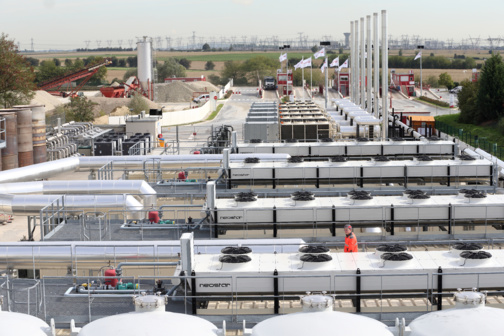 usine de valorisation du méthane